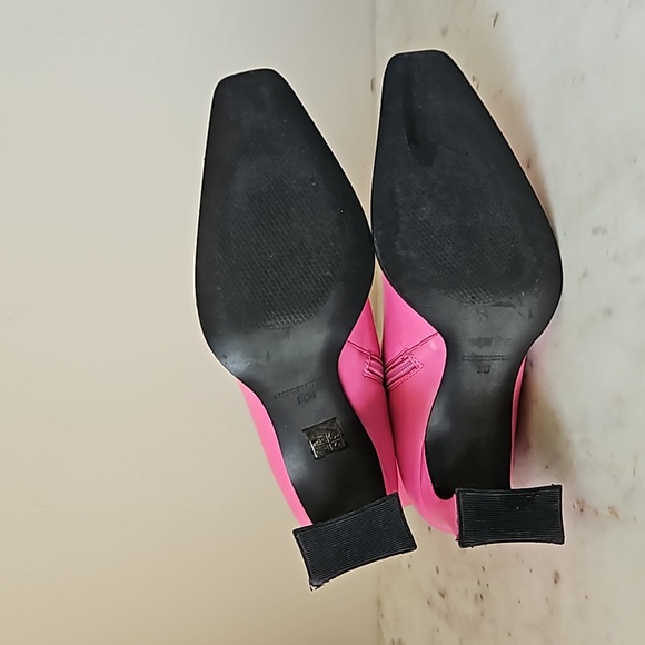L'INTERVALLE - Barbie pink buttery soft leather ankle boots - Picture 7 of 9